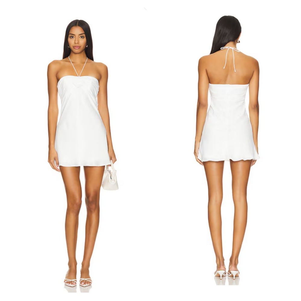 MORE TO COME BRIDAL Arie Mini Dress in White